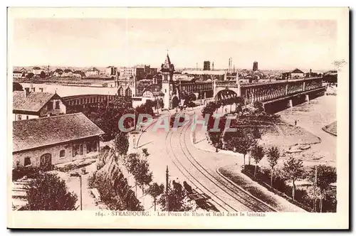 Strasbourg - Strassburg - Les Ponts du Rhin et Kehl dans le lointain - Cartes postales