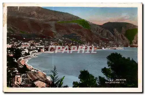 Menton - Vue Generale - Cartes postales