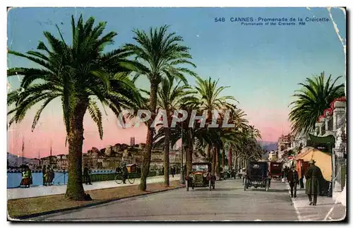 Cartes postales Cannes La promenade de la croisette