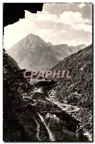 Cartes postales moderne Route de Pierrefitte a Cauterets Le colimacon