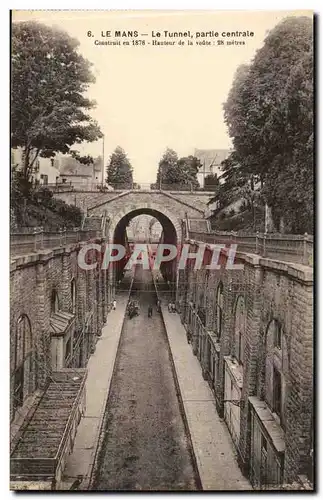 Cartes postales Le Mans Le tunnel partie centrale