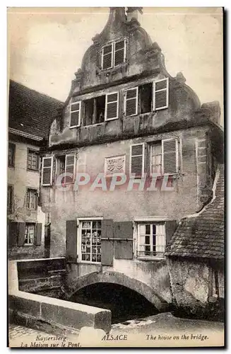 Cartes postales Kaysersberg La maison sur le pont