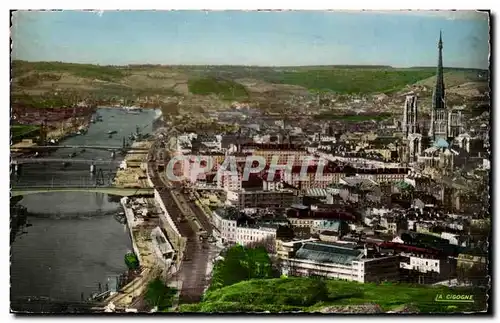 Cartes postales moderne Rouen Vue generale