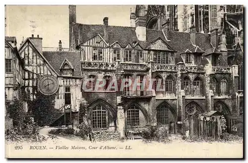 Rouen - Vieilles Maison - Cour d&#39Albane - Cartes postales