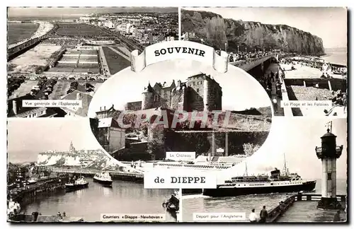 Dieppe - Souvenir - Ansichtskarte AK