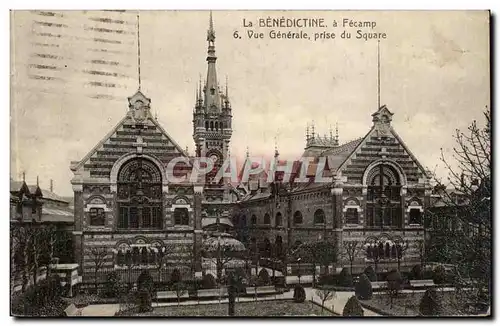 Fecamp - la Benedictine - Vue Generale prise du Square - Cartes postales