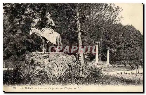 Le Mans - Un Coin du Jardin des Plantes Ansichtskarte AK