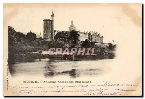 Solesmes - Ancienne Abbaye des Benedictions Ansichtskarte AK