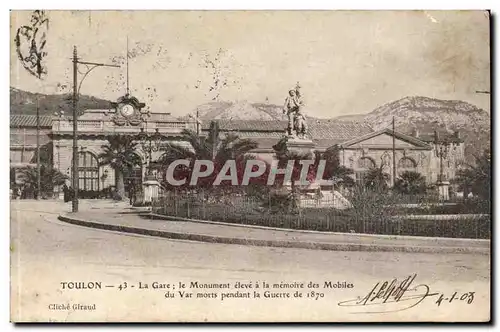 Toulon - La Gare Cartes postales