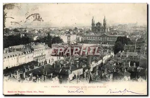 Nancy Cartes postales Vue generale prise depuis Saint Epvre