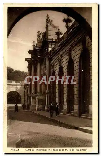 Nancy Cartes postales L&#39arc de triomphe (vue prise de la place de Vaudemont)