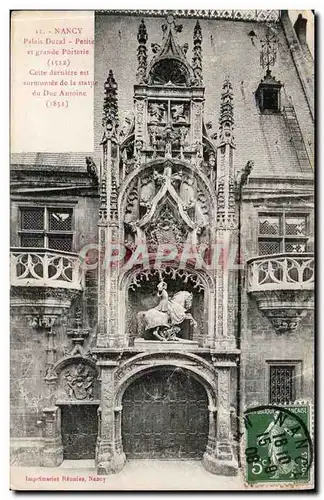 Nancy Cartes postales Palais ducal Petite et grande porterie