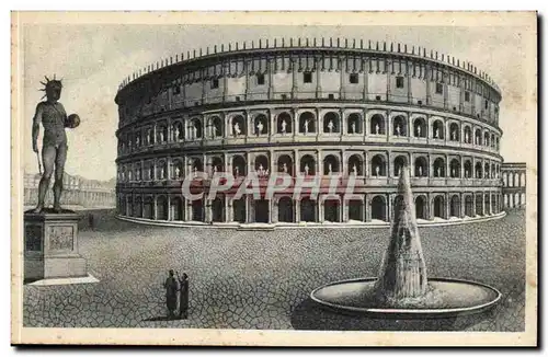 Cartes postales Italie Italie Roma Colosseo restaurato