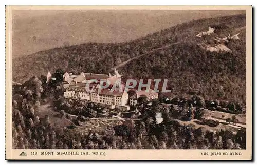 Cartes postales Mont Saint odile Vue prise en avion