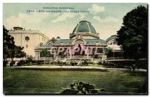 Cartes postales Aix les Bains Le grand cercle