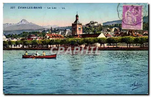 Cartes postales Evian les Bains Le lac