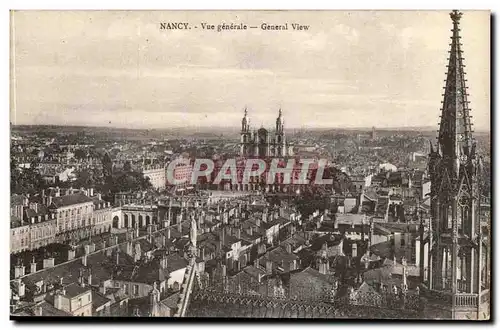 Nancy - Vue Generale Cartes postales