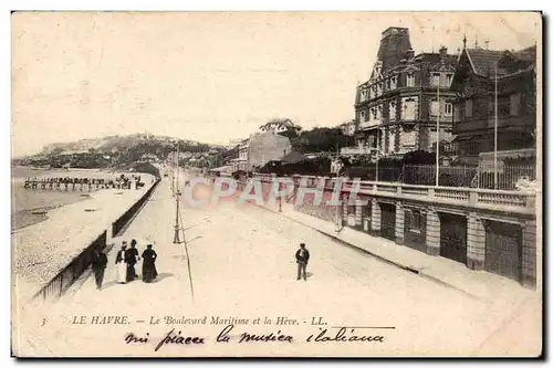 Le Havre - Le Boulevard Maritime et La Heve Ansichtskarte AK