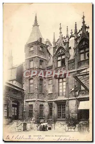 Rouen Cartes postales Hotel de Bourgtherould