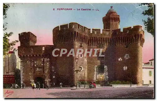 Perpignan Cartes postales Le CAstillet (Cafe de la Poste)