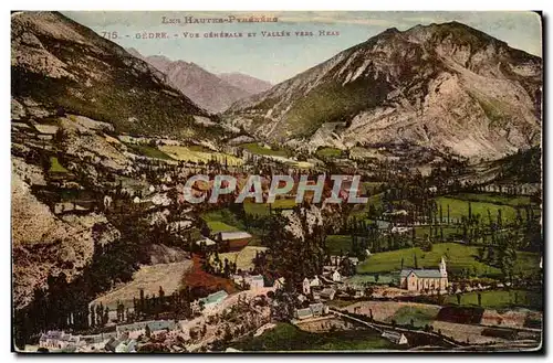 Gedre Cartes postales Vue generale et vallee vers Heas