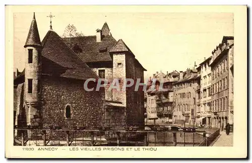 Annecy Cartes postales Les vieilles prisons et le Thiou