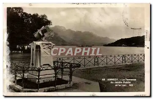 Annecy Cartes postales La terrasse du jardin public