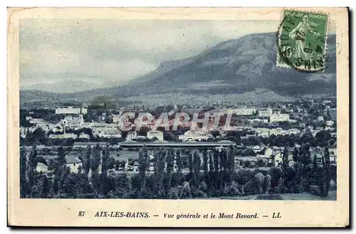 Aix les Bains Cartes postales Vue generale et el Mont Revard