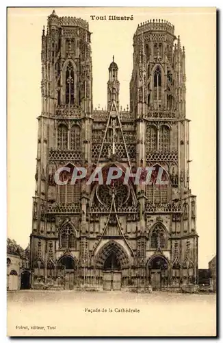 Toul - Facade de la Cathedrale - Cartes postales