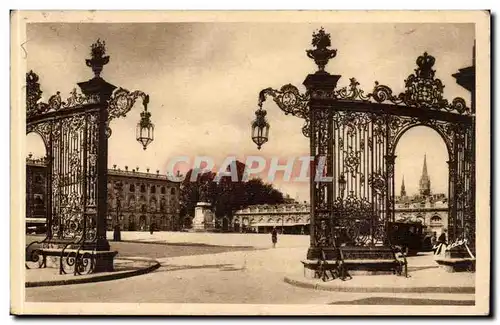 Nancy - Place Stanilas - Les Grilles Jean Lamour - Ansichtskarte AK