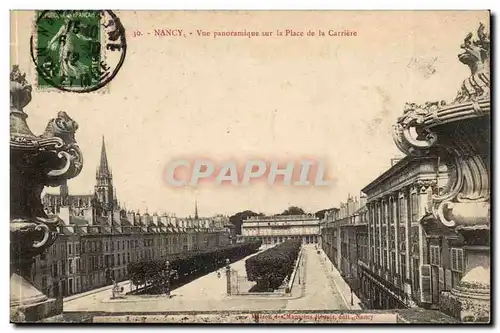 Nancy - Vue panoramique sur la Place de la Carriere - Cartes postales