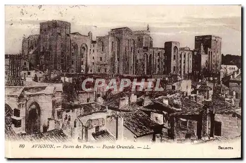 Avignon - Palais des Papes - Facade Orientale - Cartes postales