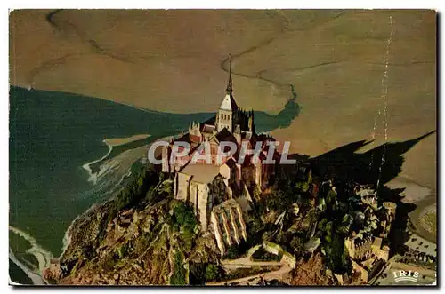 Le Mont saint Michel - Vue Aerienne - Cartes postales