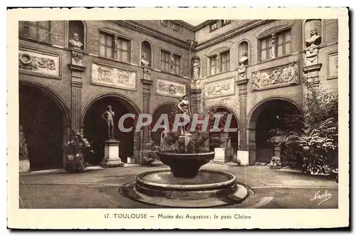 Toulouse Cartes postales Musee des Augustins Le petit cloitre