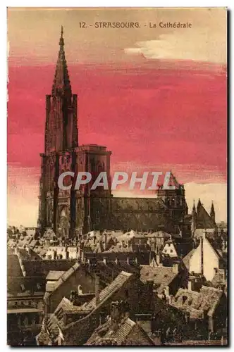 Strasbourg Cartes postales La cathedrale