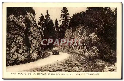 Cartes postales Route de la corniche du Doubs La grande tranchee