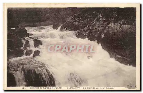 Environs de Cusset Ansichtskarte AK L&#39ardoissiere La cascade du Gour Saillant