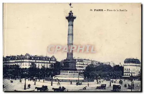 Paris Cartes postales Place de la Bastille