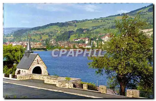 Moderne Karte Kussnacht au pied du Righi lac des quatre cantons Sa majest reine Astrid reine des Belges victim