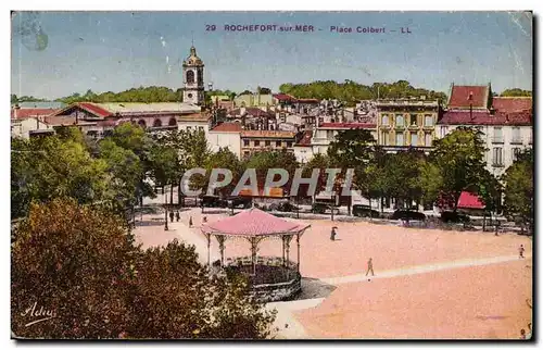 Rochefort sur Mer Ansichtskarte AK Place Colbert