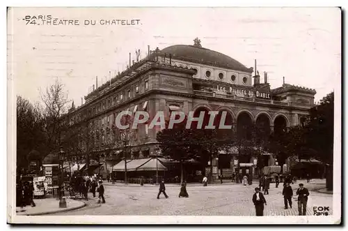 Paris Ansichtskarte AK Theatre du Chatelet (les pilules du diable)