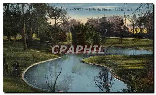 Angers Ansichtskarte AK Jardin des plantes Le lac