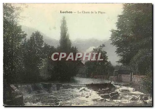 Luchon Cartes postales La chute de la pique