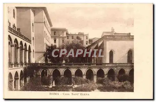 Italie Italia Roma Cartes postales Casa Sant Elena