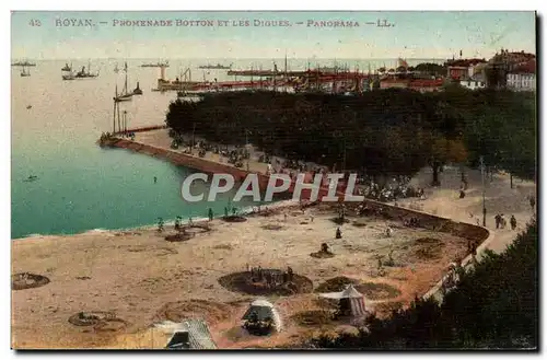 Royan Cartes postales Promenade Botton et les dunes Panorama