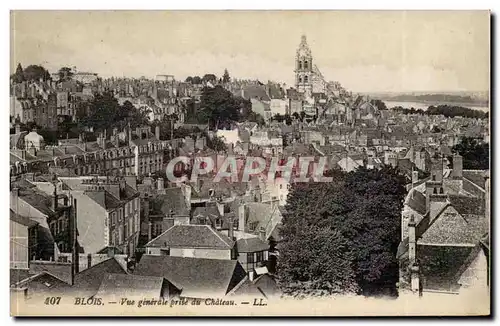 Blois Cartes postales Vue generale prise du chateau