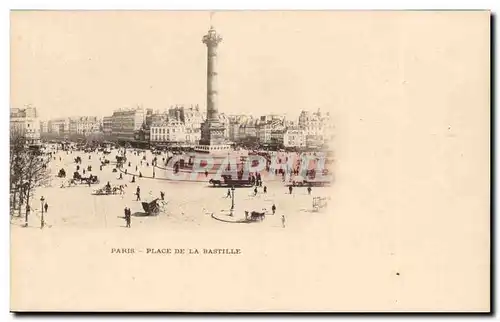 Paris Cartes postales place de la Bastille