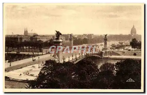 Paris Cartes postales Le pont Alexandre III