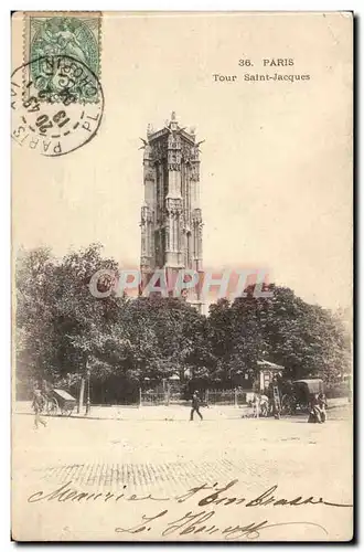 Paris Cartes postales Tour Saint Jacques