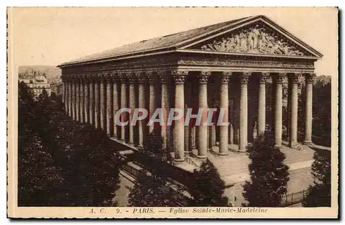 Paris Ansichtskarte AK Eglise Sainte Marie Madeleine